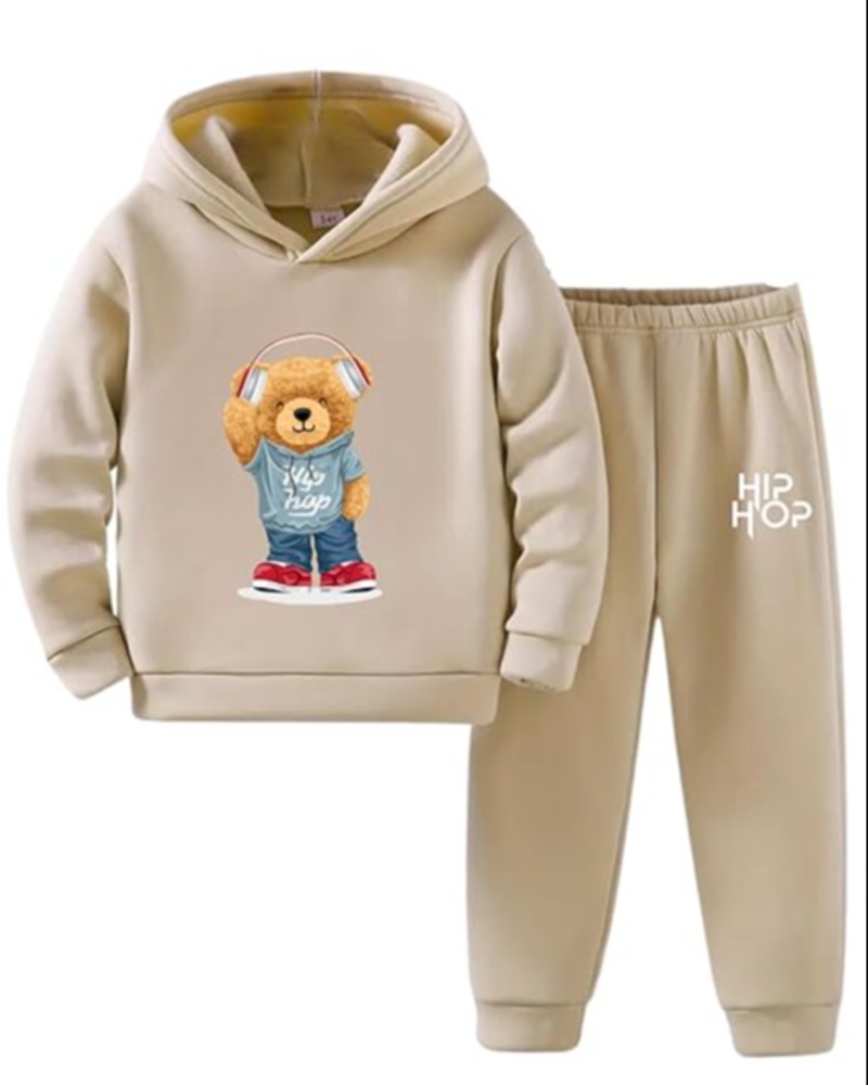 URBAN OX Trendy Printed Hoodie T-Shirt &amp; Jogger Track Pant Clothing Set for Boys | Stylish Co-ord Set | Comfortable Kids Cord Set | Casual Wear for Kids Baby &amp; Boys