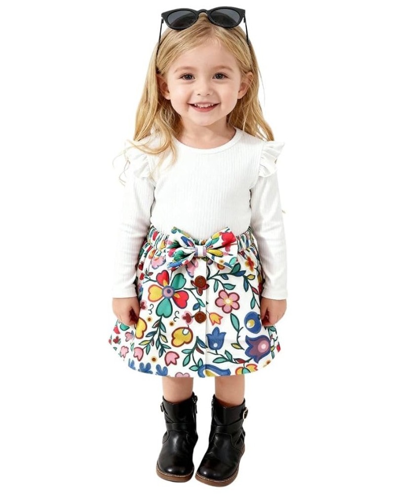 A.T.U.N. (ALL THINGS UBER NICE) Stylish Winter-Ready Girls Dress | Round Neck with Long Sleeve and Bow Detail | Warm & Trendy Outfit - Image 3