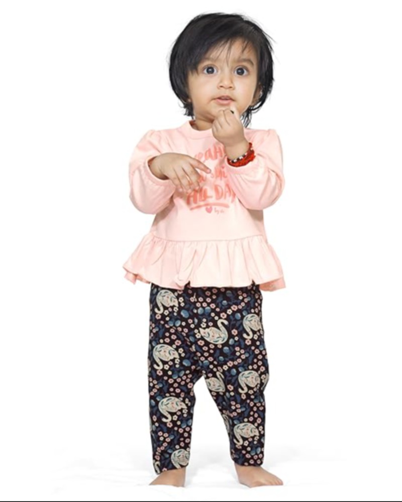 Real Basics Cotton Clothing Sets for Baby Boys & girls - Unisex Clothing sets Full Sleeve T-shirt & Pant