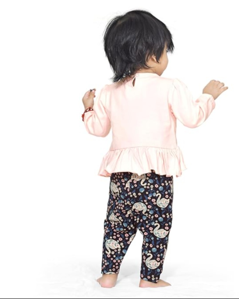 Real Basics Cotton Clothing Sets for Baby Boys & girls - Unisex Clothing sets Full Sleeve T-shirt & Pant - Image 2